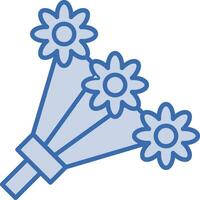 icône de vecteur de bouquet de fleurs