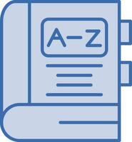 icône de vecteur de dictionnaire