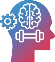 cerveau formation vecteur icône