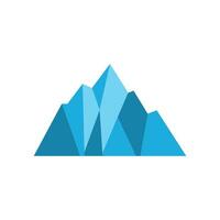 iceberg logo, Antarctique logo conception, Facile la nature paysage vecteur illustration modèle