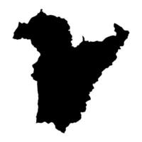 bie Province carte, administratif division de Angola. vecteur