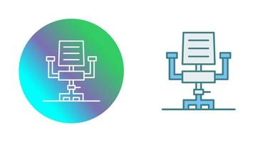 icône de vecteur de chaise de bureau