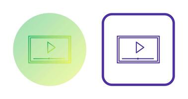 icône de vecteur de projection vidéo