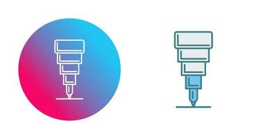 icône de vecteur de stylo à pointe fine