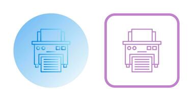 icône de vecteur d & # 39; imprimante