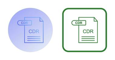 icône de vecteur cdr