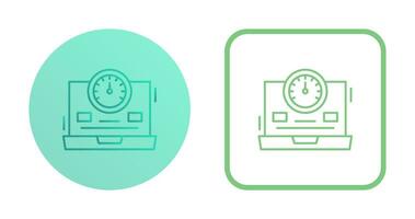 icône de vecteur de compteur de vitesse