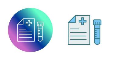 icône de vecteur de test sanguin