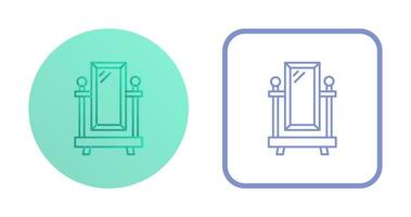 icône de vecteur de miroir de sol