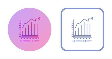icône de vecteur de graphique à barres
