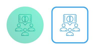 icône de vecteur d'informations
