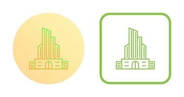 icône de vecteur d'immeuble de bureaux