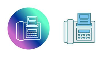 icône de vecteur de télécopie