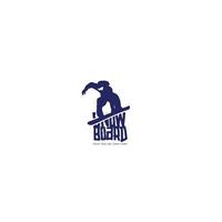 snowboard logo vecteur