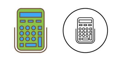 icône de vecteur de calculatrice