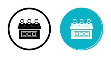 icône de vecteur de jury