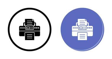 icône de vecteur d & # 39; imprimante