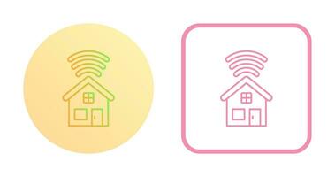 icône de vecteur de maison intelligente