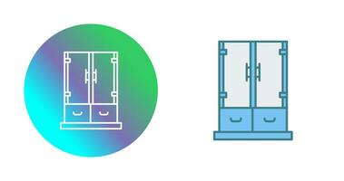 icône de vecteur de tiroir d'armoire