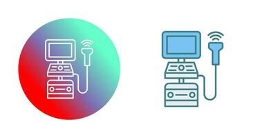 icône de vecteur de machine à ultrasons