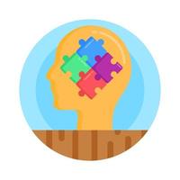 puzzle de sensibilisation à l'autisme, vecteur