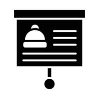 présentation vecteur glyphe icône pour personnel et commercial utiliser.