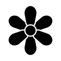 fleur vecteur glyphe icône pour personnel et commercial utiliser.