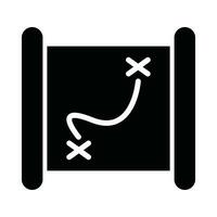 carte vecteur glyphe icône pour personnel et commercial utiliser.