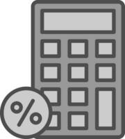 remise calculatrice vecteur icône conception