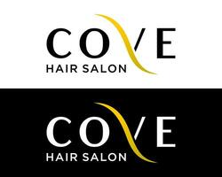 lettre v monogramme coiffure salon logo conception. vecteur