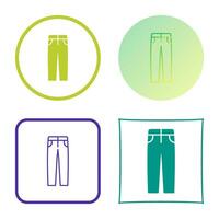 icône de vecteur de pantalons pour hommes