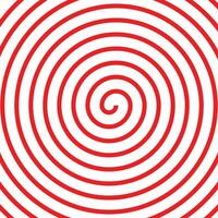hypnotique spirales Contexte radial optique illustration. vecteur