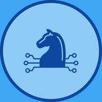 icône de vecteur de cheval de Troie