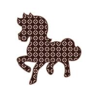 Javanais cheval icône vecteur image illustration