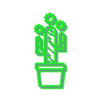 icône de vecteur de cactus