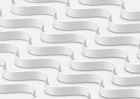 Vagues blanches abstraites hautement détaillées, illustration vectorielle vecteur