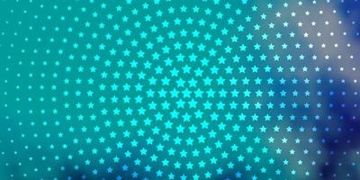 modèle vectoriel rose clair, bleu avec des étoiles au néon.