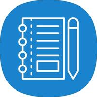 bloc-notes vecteur icône conception