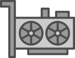 conception d'icône de vecteur de carte vga