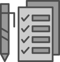 conception d'icône de vecteur de liste de contrôle