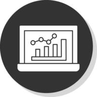 conception d'icône de vecteur de graphique à barres