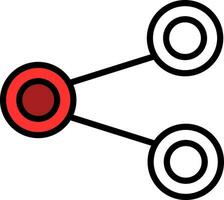 partager la conception d'icônes vectorielles vecteur