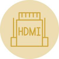 hdmi vecteur icône conception