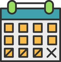 conception d'icône de vecteur de calendrier