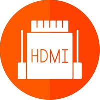 hdmi vecteur icône conception