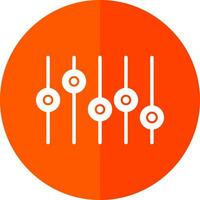 conception d'icône de vecteur d'égaliseur