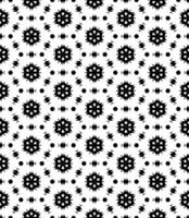 motif abstrait sans couture noir et blanc. arrière-plan et toile de fond. conception ornementale en niveaux de gris. vecteur