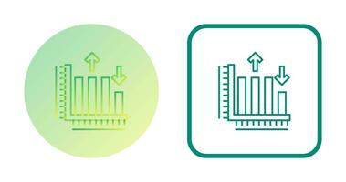 icône de vecteur de graphique à barres