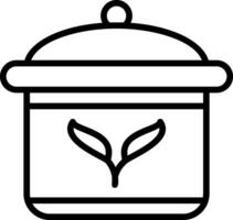 casserole vecteur icône conception