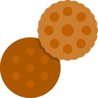 conception d'icône de vecteur de biscuit